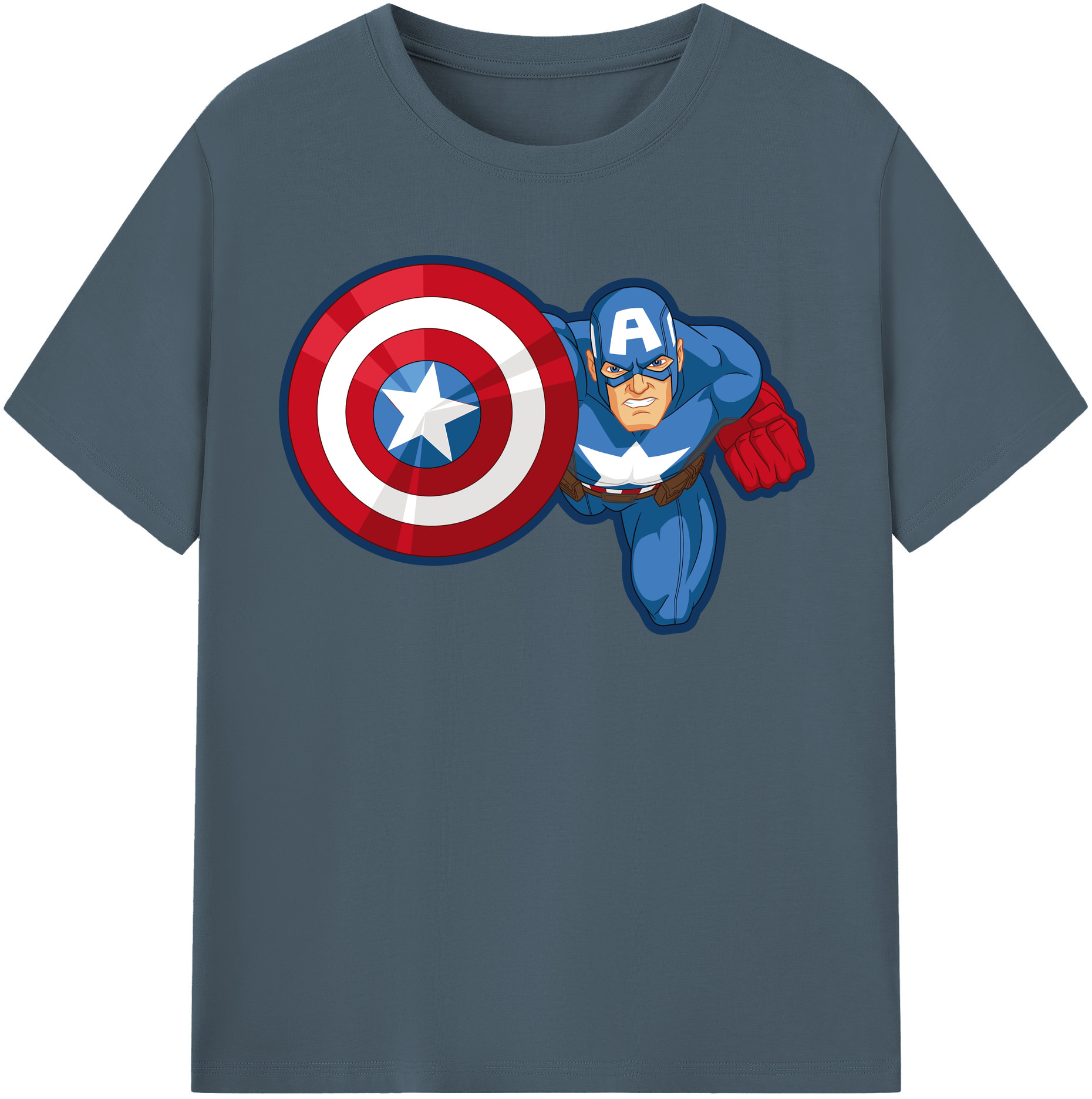 （画像用） アベンジャーズ The Avengers 綿100％半袖Tシャツ（フロントプリント）
